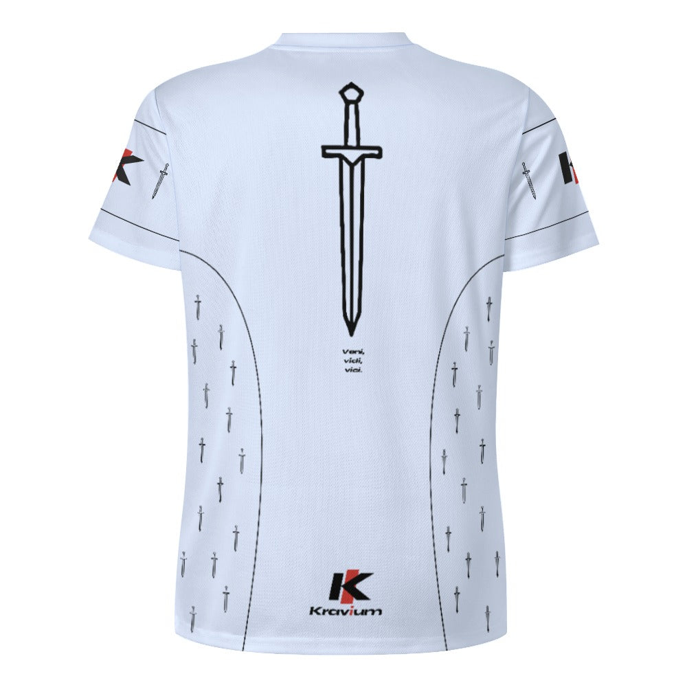 Rashguard MMA - L'Épée (Bleu Clair)