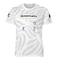 Rashguard MMA - Motif Végétal (Gris et Blanc)