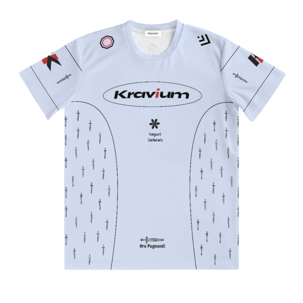 Rashguard MMA - L'Épée (Bleu Clair)