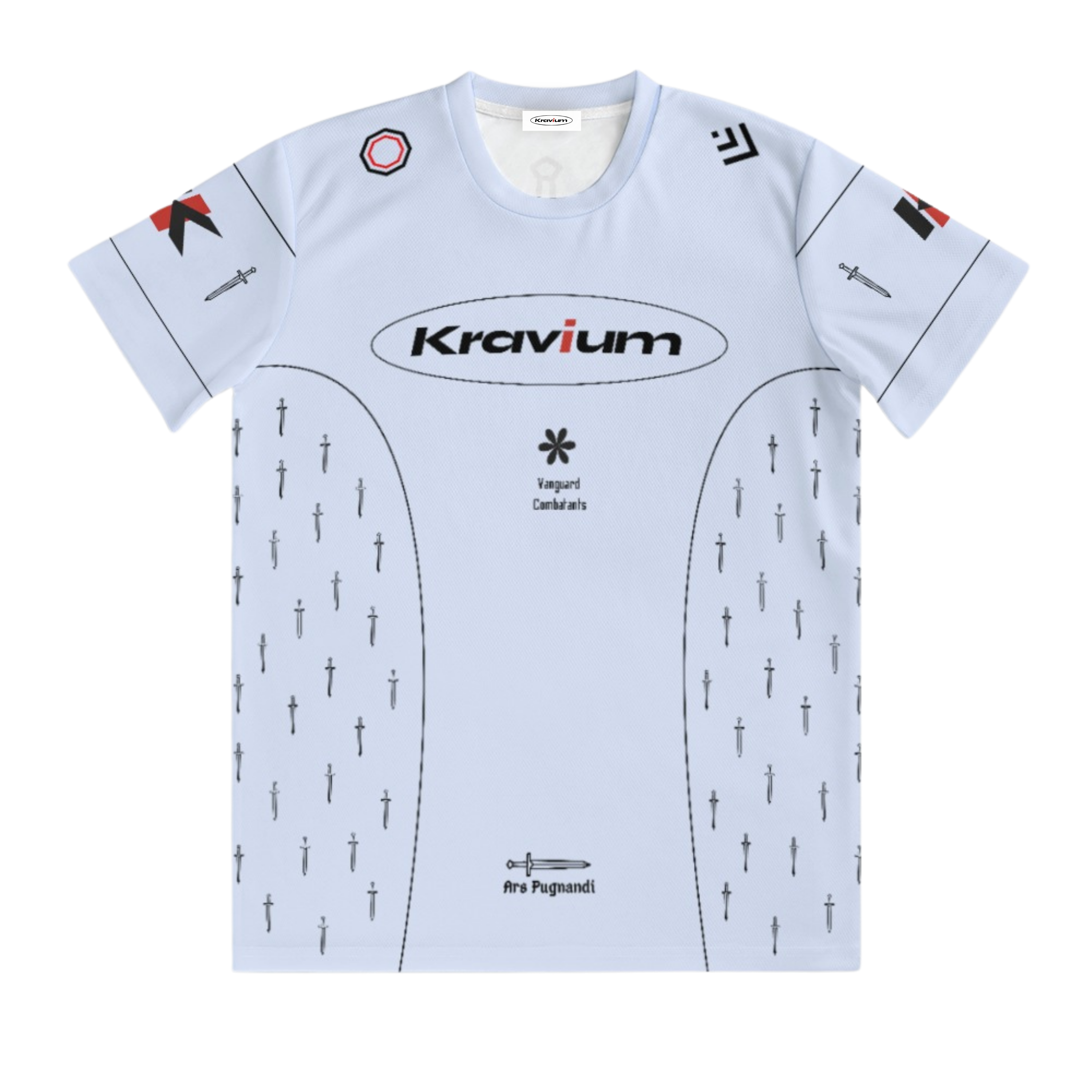 Rashguard MMA - L'Épée (Bleu Clair)