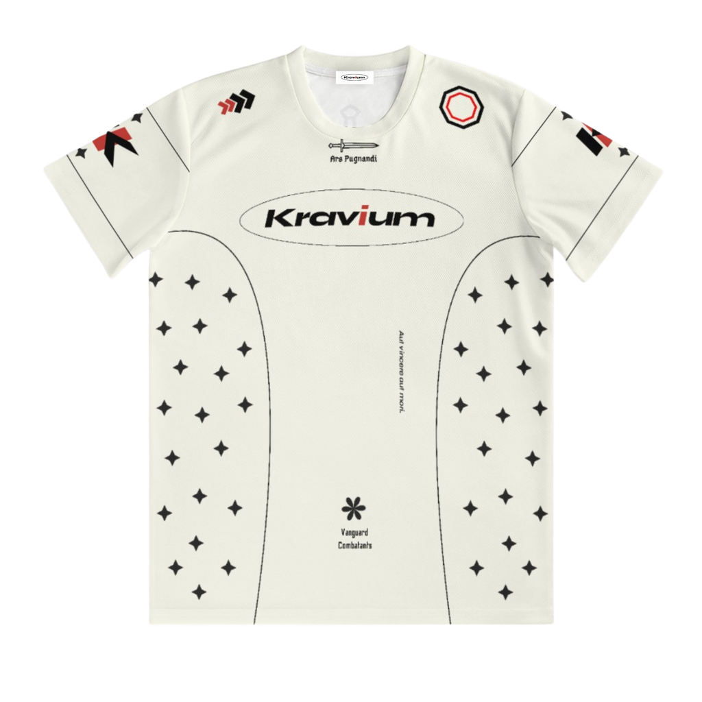 Rashguard MMA - L'Étoile (Blanc Crème)